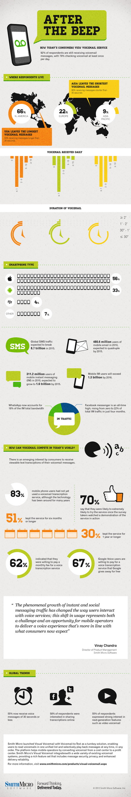 Thumbnail for Voicemail Usage Service Infographic