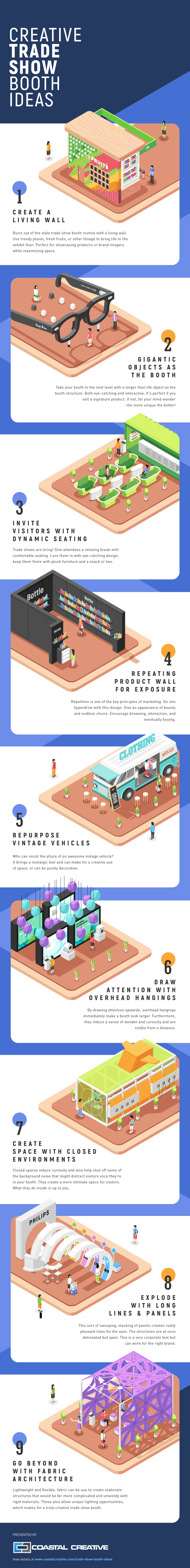 Infographic for Creative Trade Show Booth Ideas
